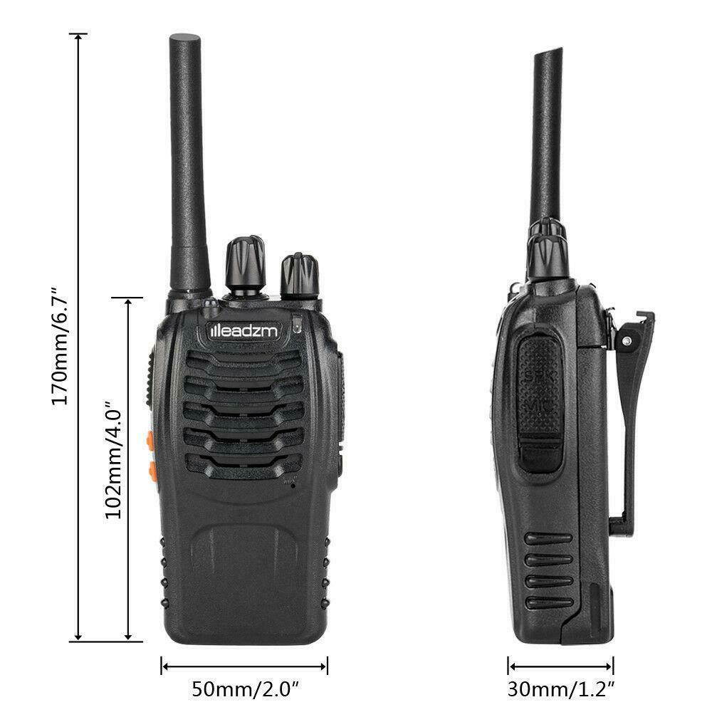 8x   LE-88A UHF 16CH Long Range Two Way Radio Walkie Talkie