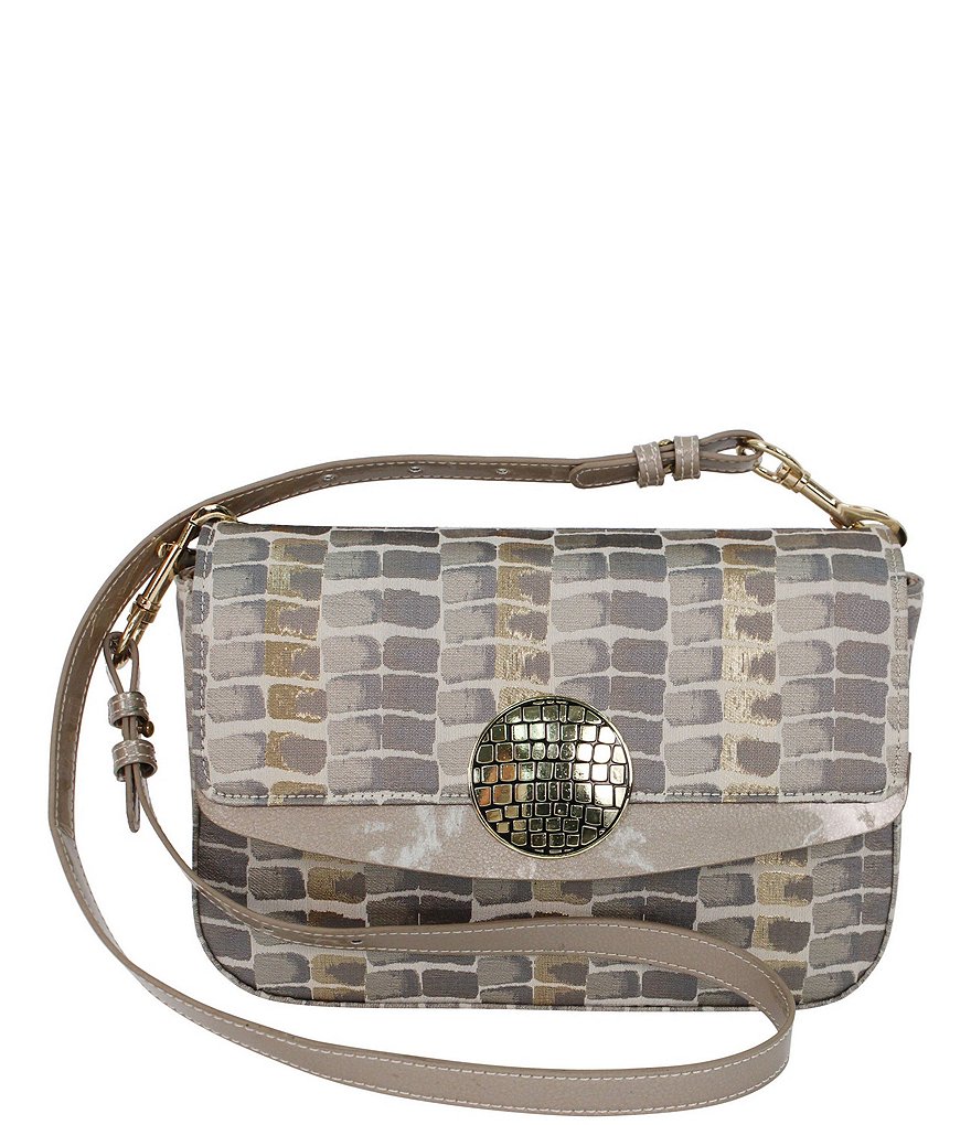 J. Renee 10500 Croc Print Convertible Shoulder Bag