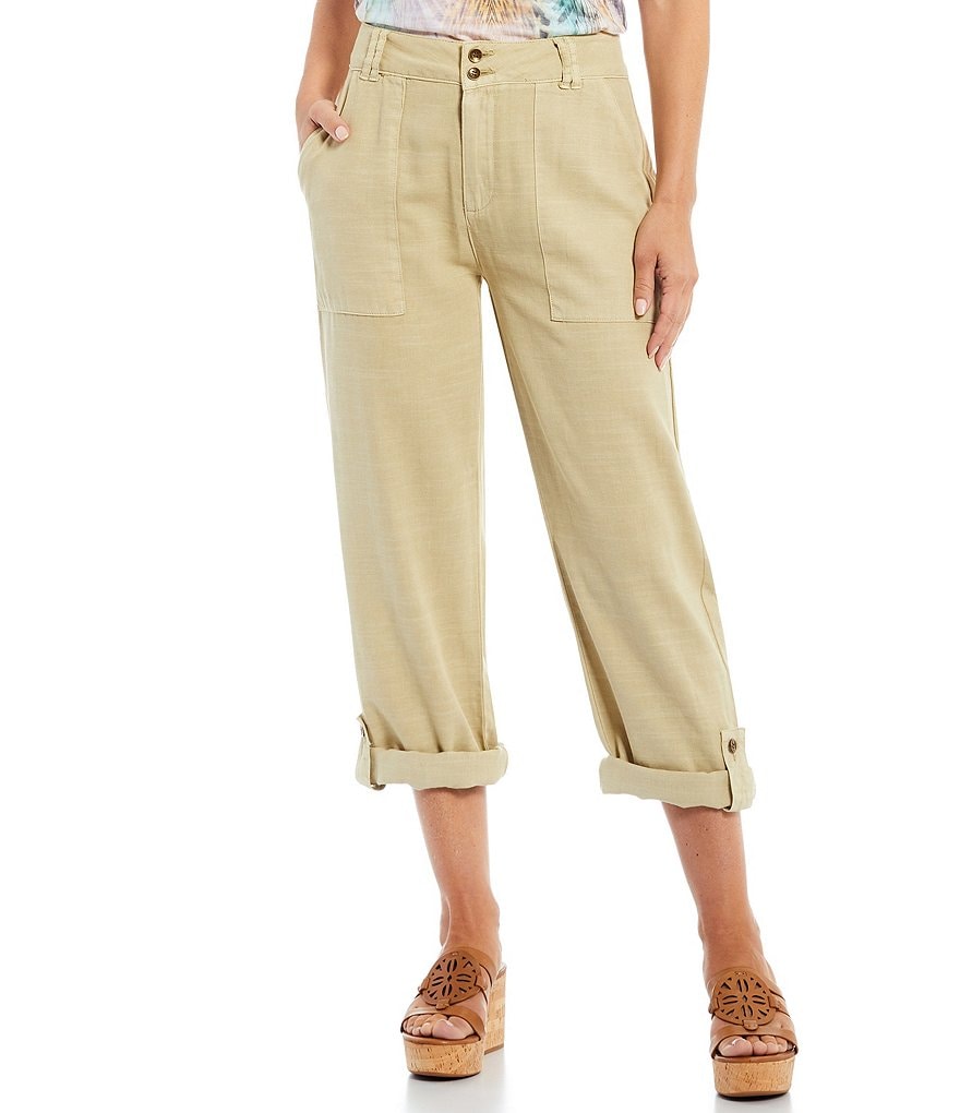 Reba Casual Roll Tab Convertible Length Pants