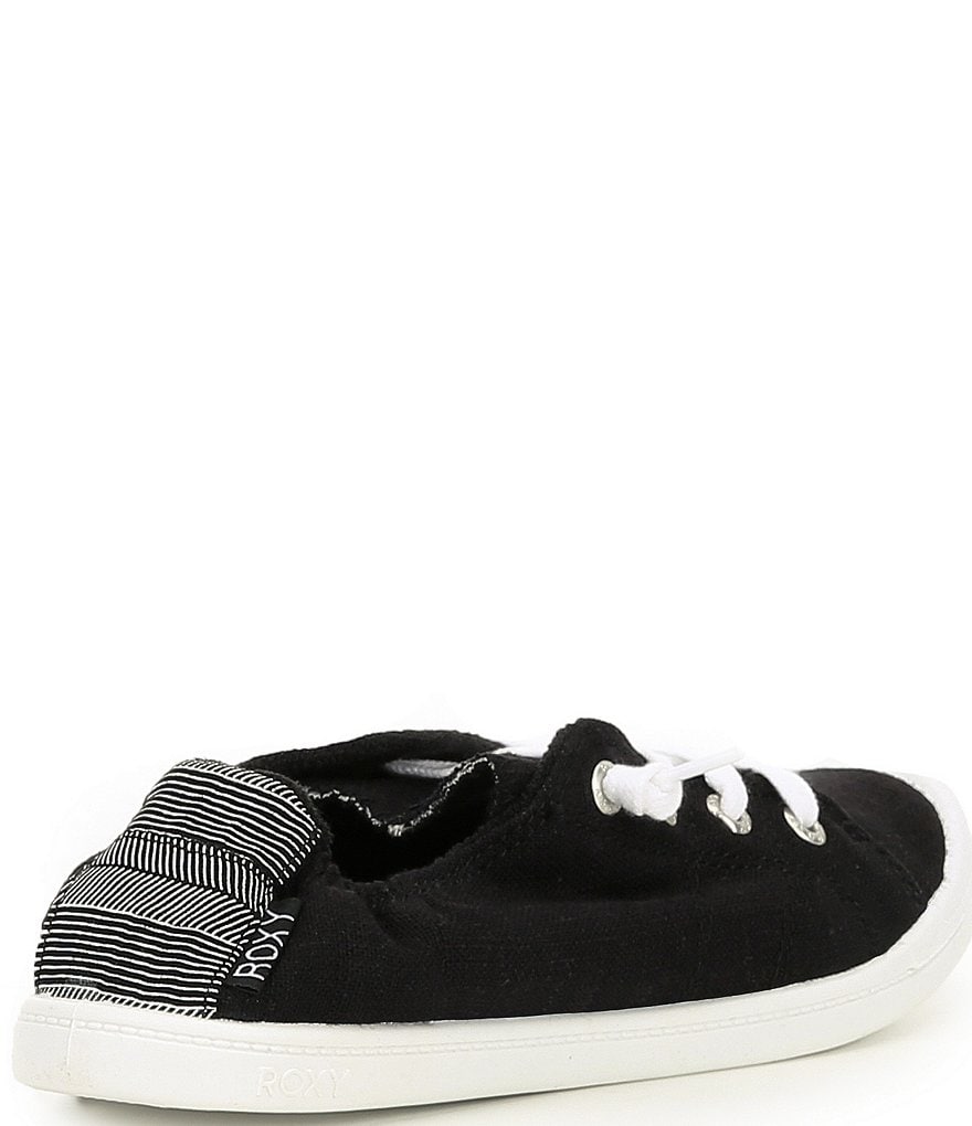 Roxy Bayshore III Canvas Stripe Back Detail Slip-On Sneakers
