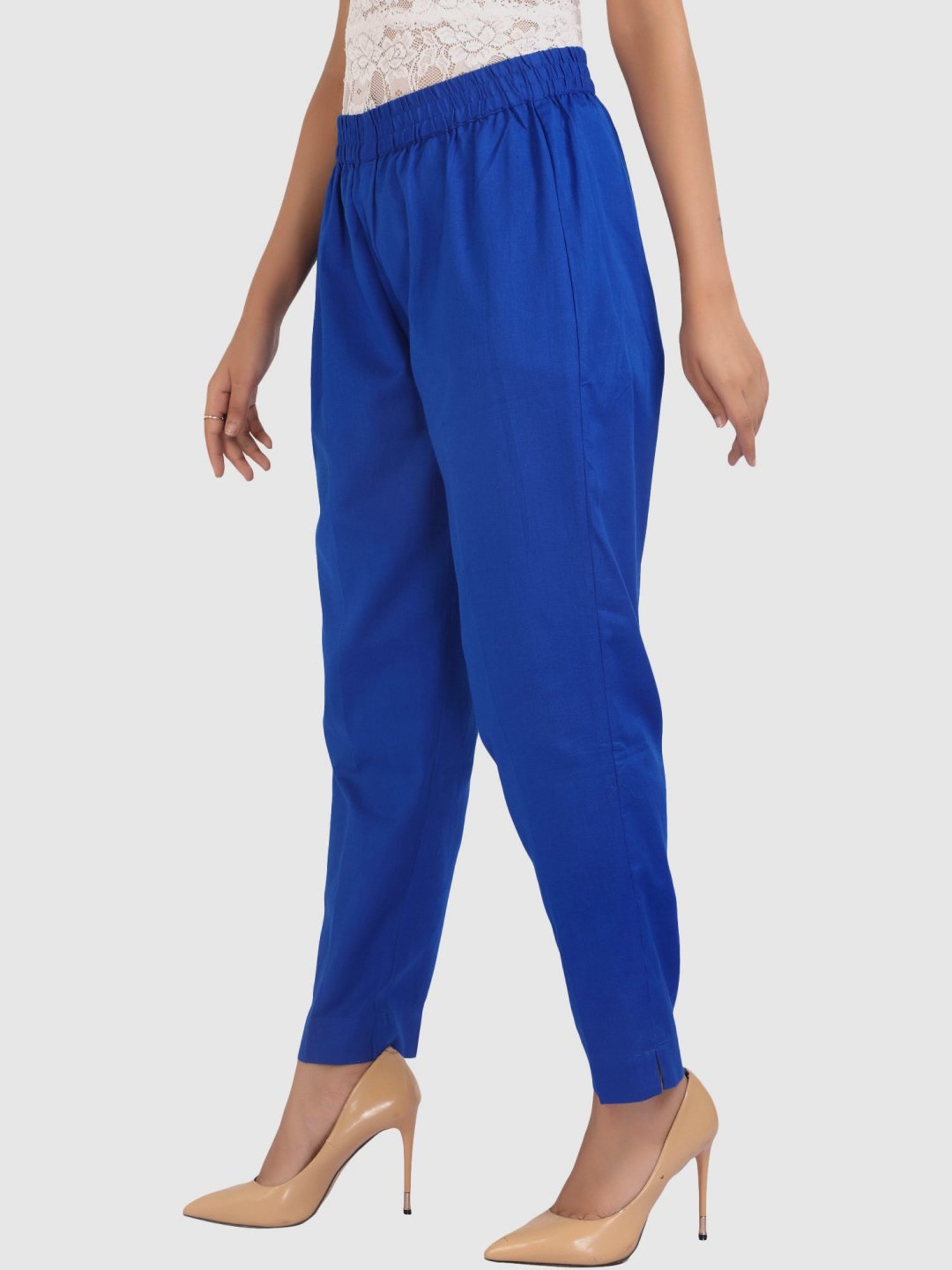 Cotton Culture Royal Blue Cotton Pants