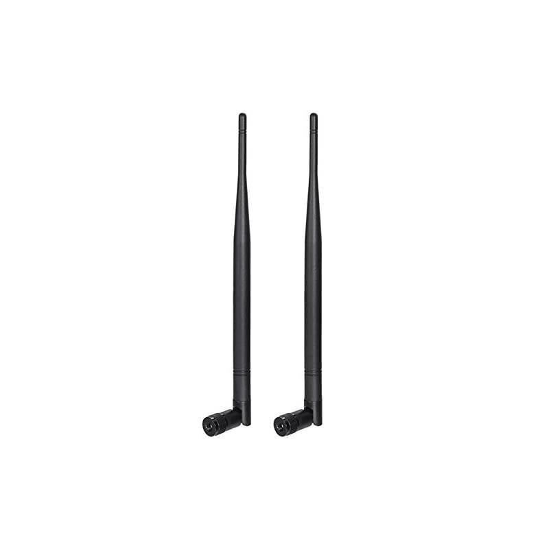 4G LTE Cellular Trail Camera Antenna 5dBi RPSMA Male Antenna 2Pack Compatible with 4G LTE Cellular Trail Camera Game Camera Wildlife Hunting Camera Outdoor Mobile Security Camera