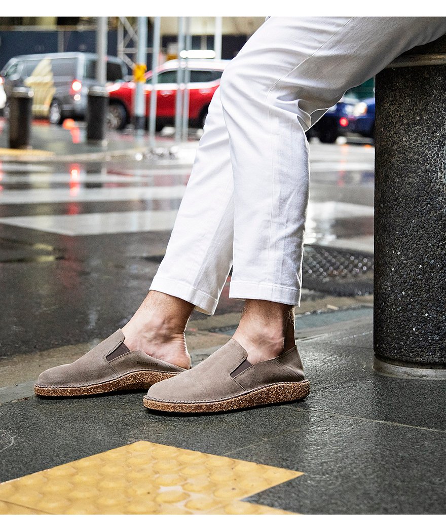 Trotters Harlow Lizard Patent Suede Leather Slip-Ons