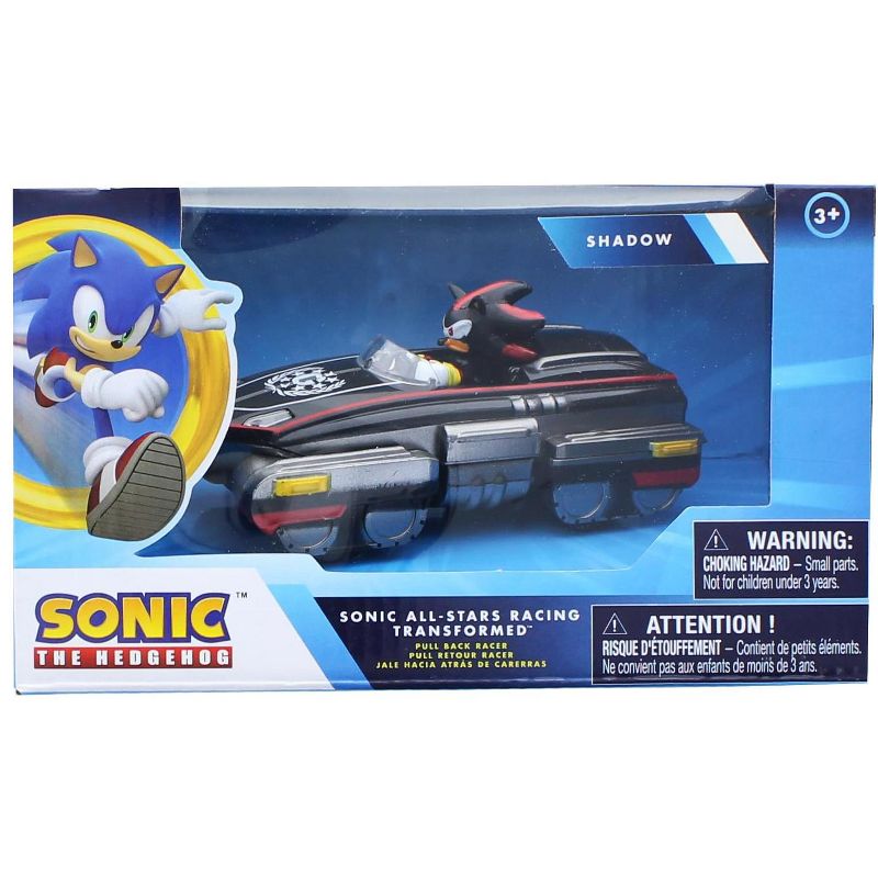 Nkok Sonic the Hedgehog All Stars Racing 3.5 Inch Pull Back Shadow Car