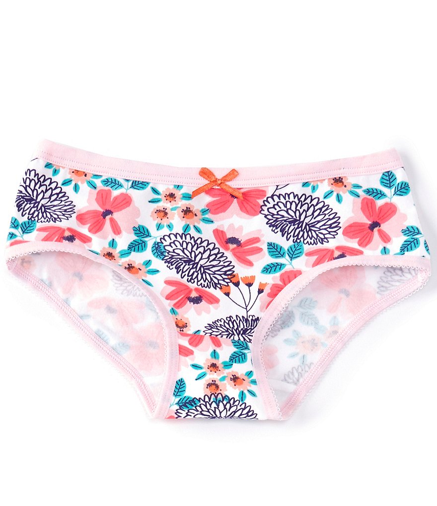 Copper Key Adventure Wear by Copper Key Little Girls 2T-5 Large Floral Brief Panties