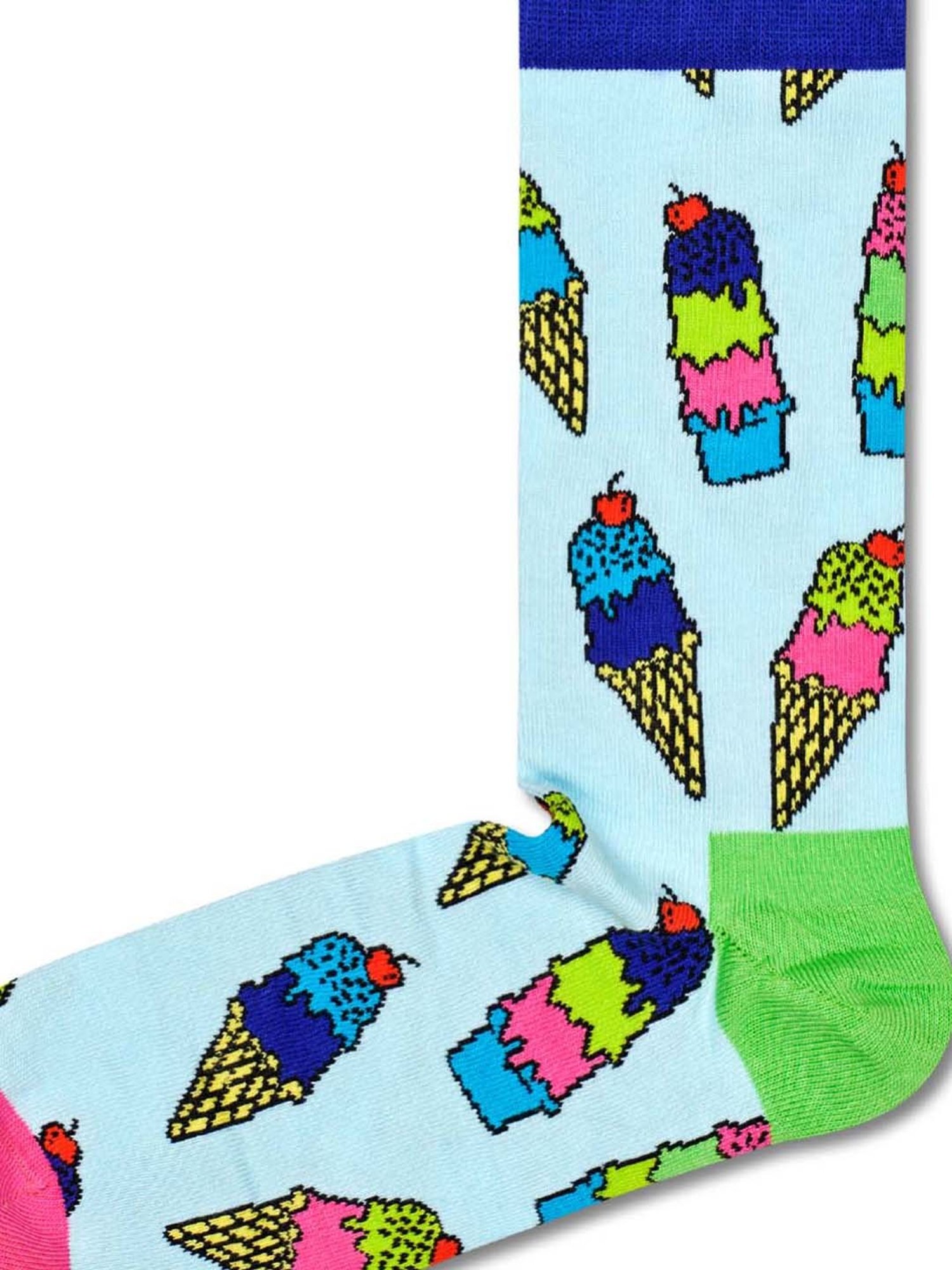 Happy Socks Sunny Day Multicolor Cotton Printed Socks (41-46) - Pack of 2