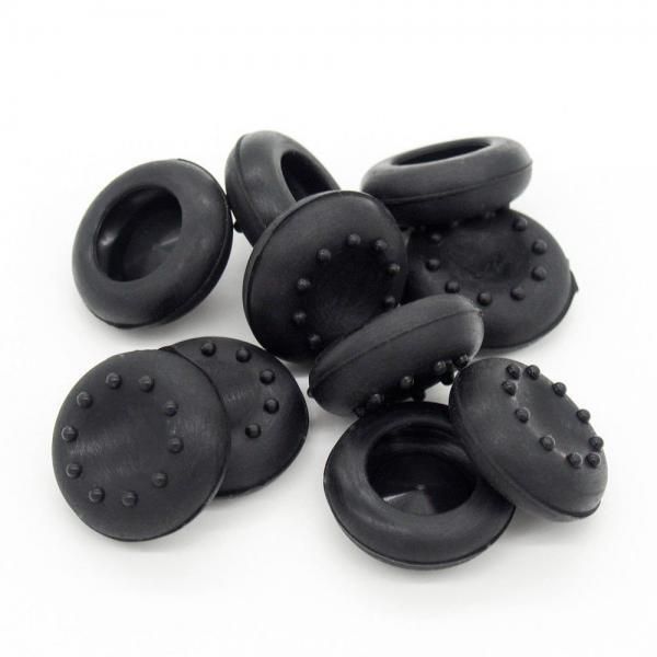 BW? 5 Pair/10 Pcs Replacement Silicone Analog Controller Joystick Thumb Stick Grips Cap Cover For PS3 / PS4 / Xbox 360 / Xbox One / Wii Game Controllers (black)