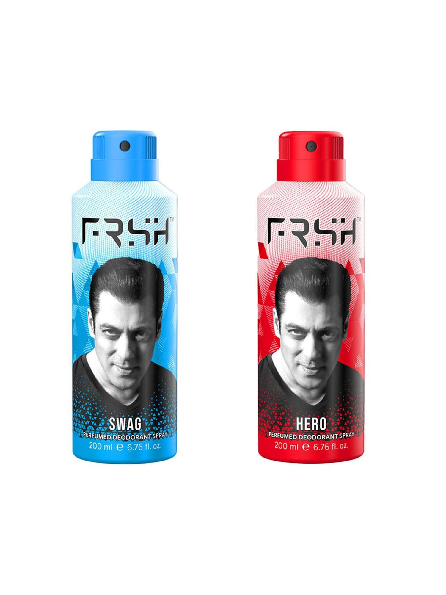 FRSH Dedorant Body Spray Swag & Hero - Pack of 2