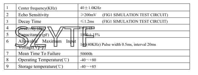200pcs/1lot 16mm waterproof ultrasonic type distance measuring probe sensor transceiver 40KHz