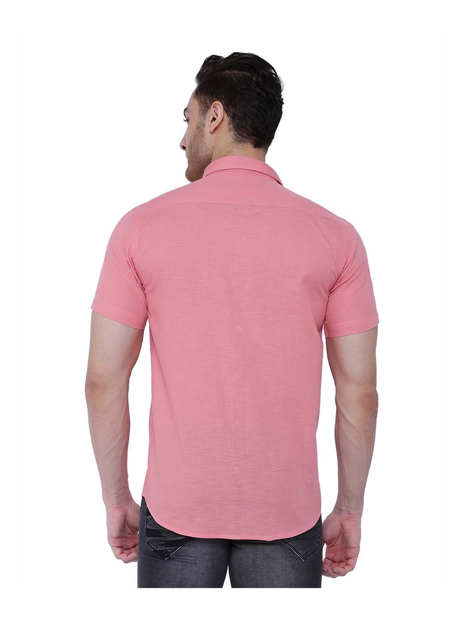 Southbay Pastel Pink Regular Fit Shirt