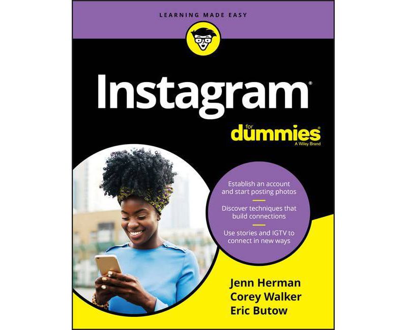 Instagram for Dummies - by  Jenn Herman & Corey Walker & Eric Butow (Paperback)