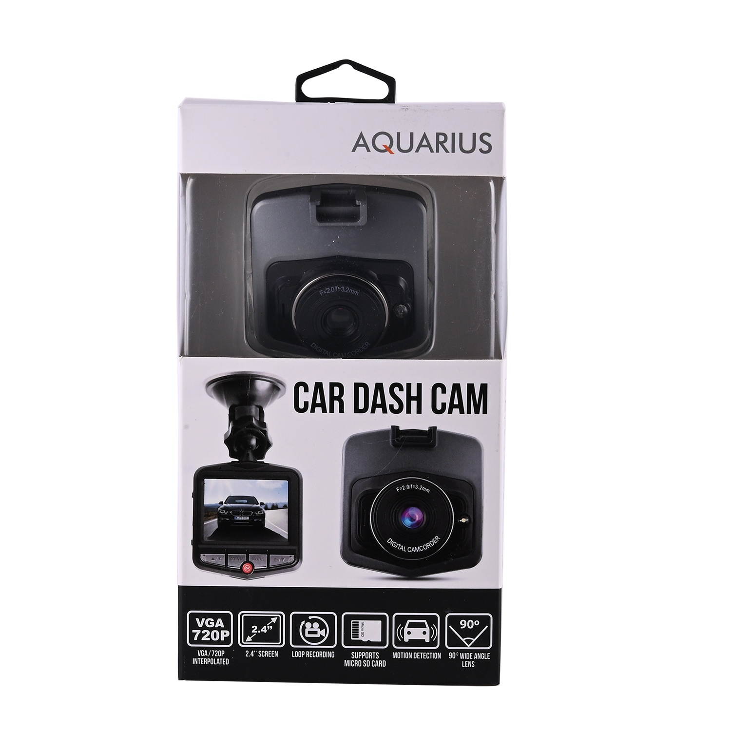 Shop LC Grey Pack Car Camera Motion Detection Vehicle Driving Compact Dash Digital Wide Angle Lens
