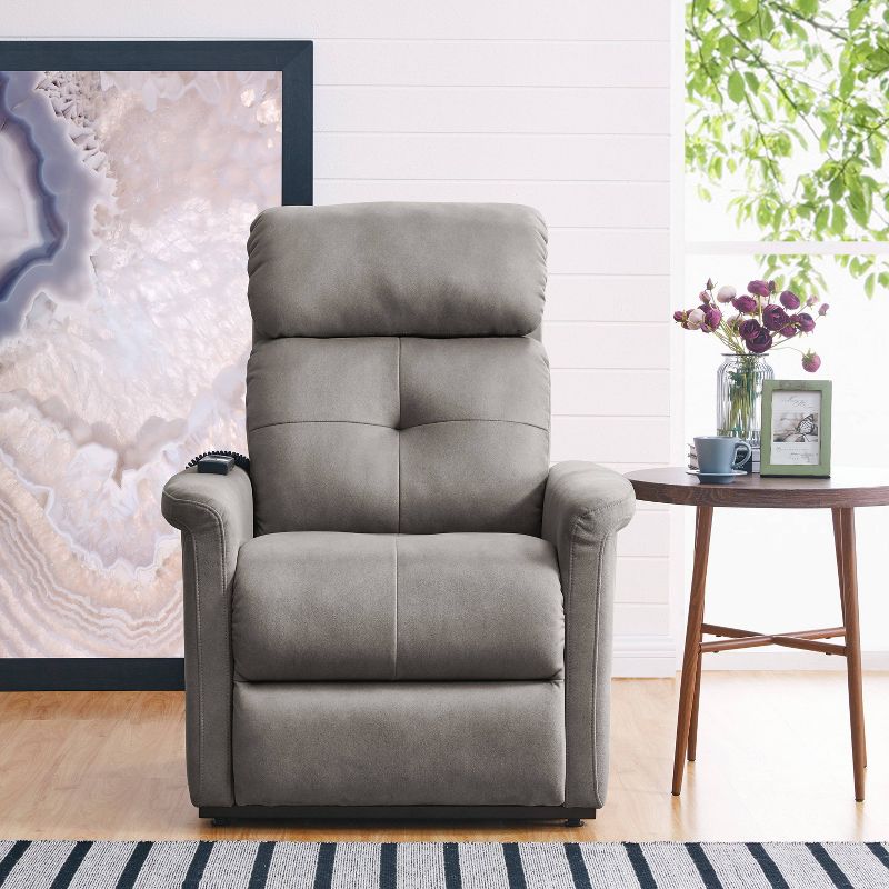 Power Recline and Lift Chair Gray – ProLounger