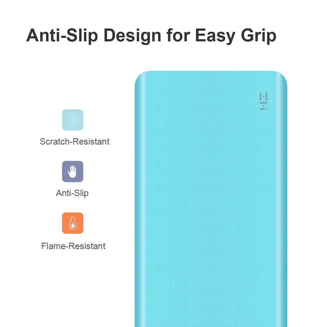 ZMI PowerPack 10K Smallest Lightest 10000mAh Battery Pack Fast Charging Portable Charger Pocket Power Bank for iPhone iPad Samsung (Nexus Pixel 2/XL Require Special Cord) Phone Cords Sold Separately