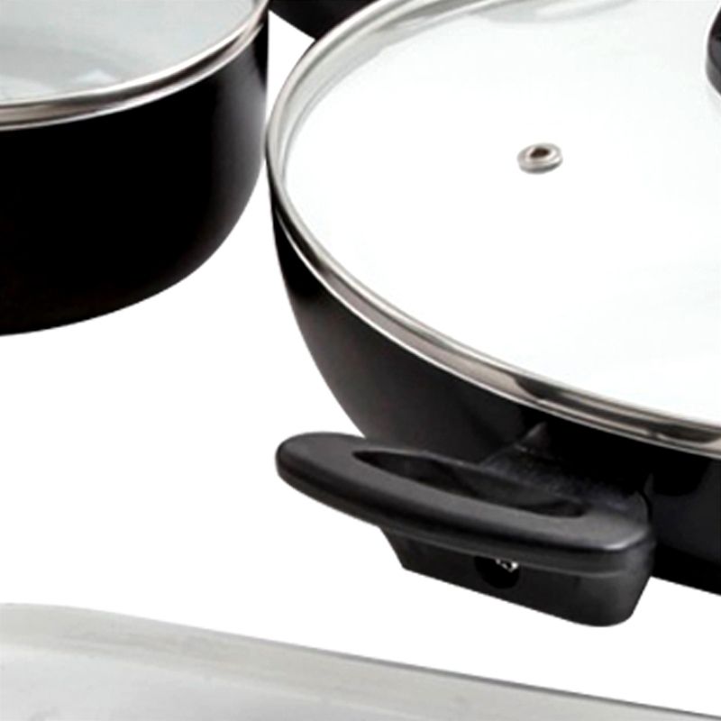 Oster Herstal 11 Piece Aluminum Cookware Set in Black