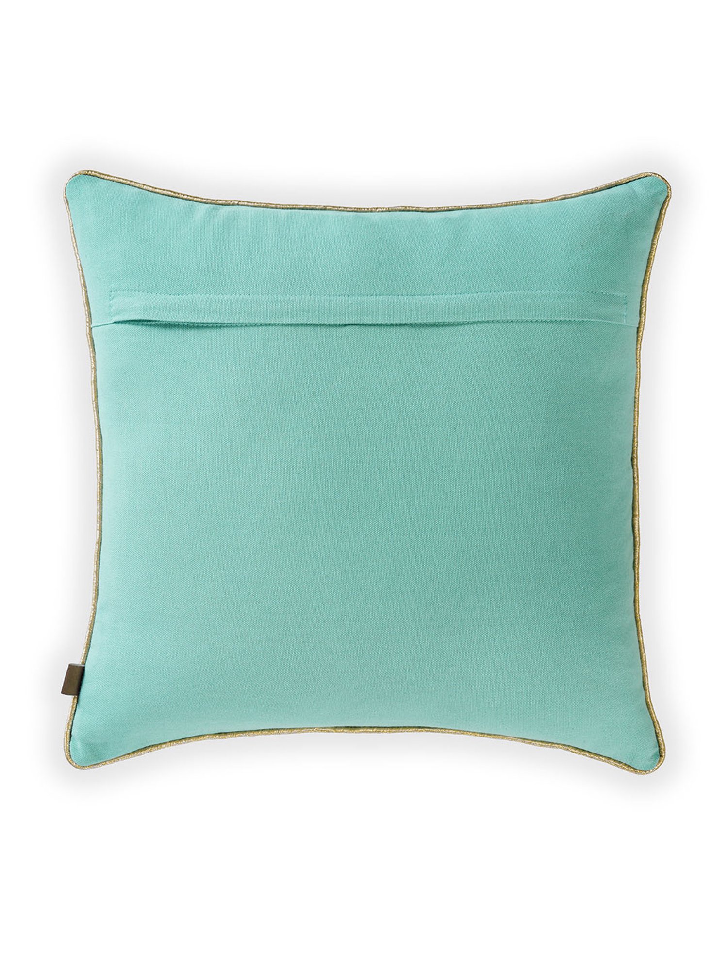 Pure Home and Living Blue Cotton Printed Cushion Cover
