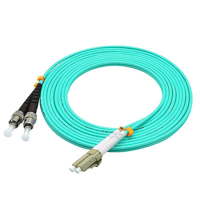10 Meters 33ft LC to ST Duplex 50125 10G OM3 MultiMode Fiber Optic Cable Jumper Optical Patch Cord LCST