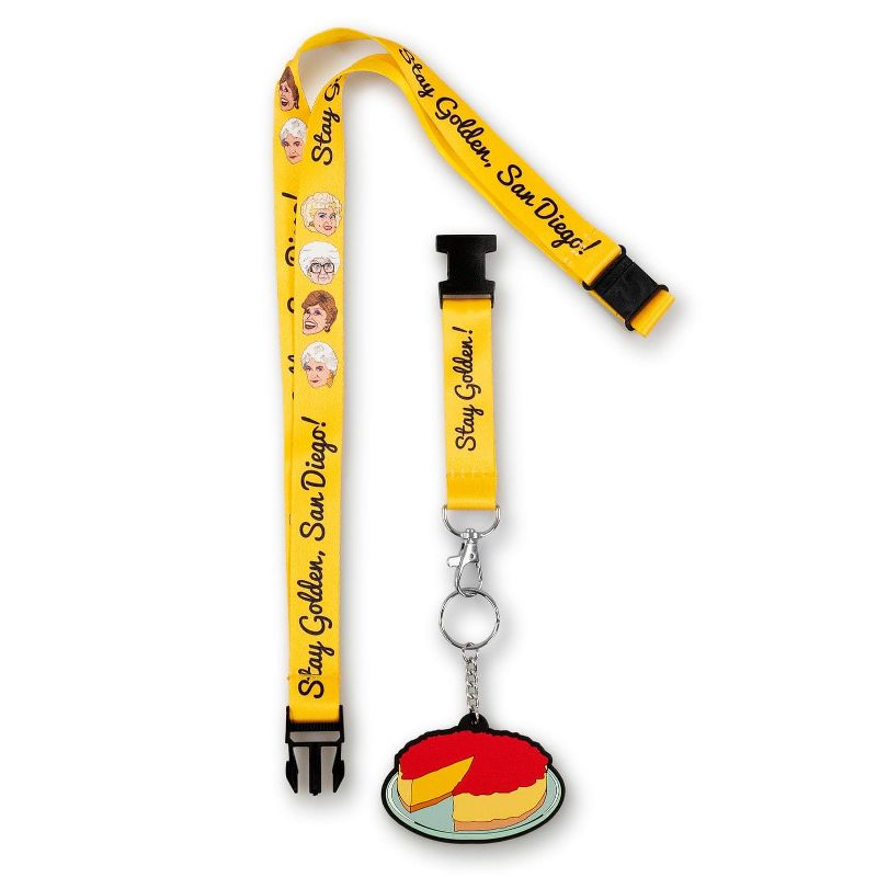 Just Funky Golden Girls Special Edition "Stay Golden, San Diego!" Lanyard w/ Charm