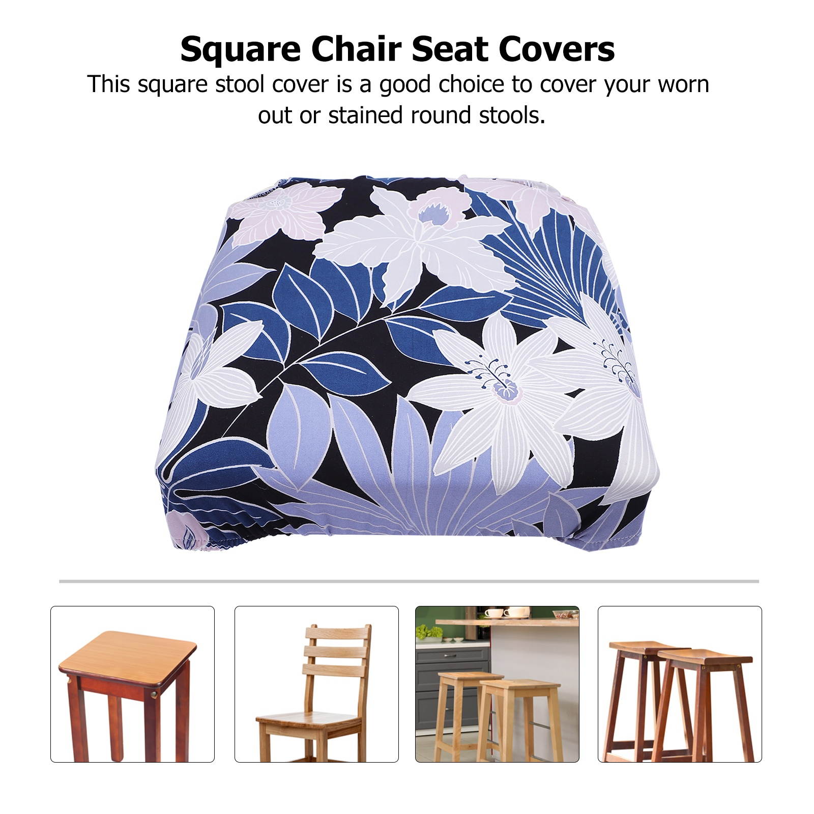 1Pc Home Slipcover Restaurant Chair Cover Integrating Chair Cover Decor