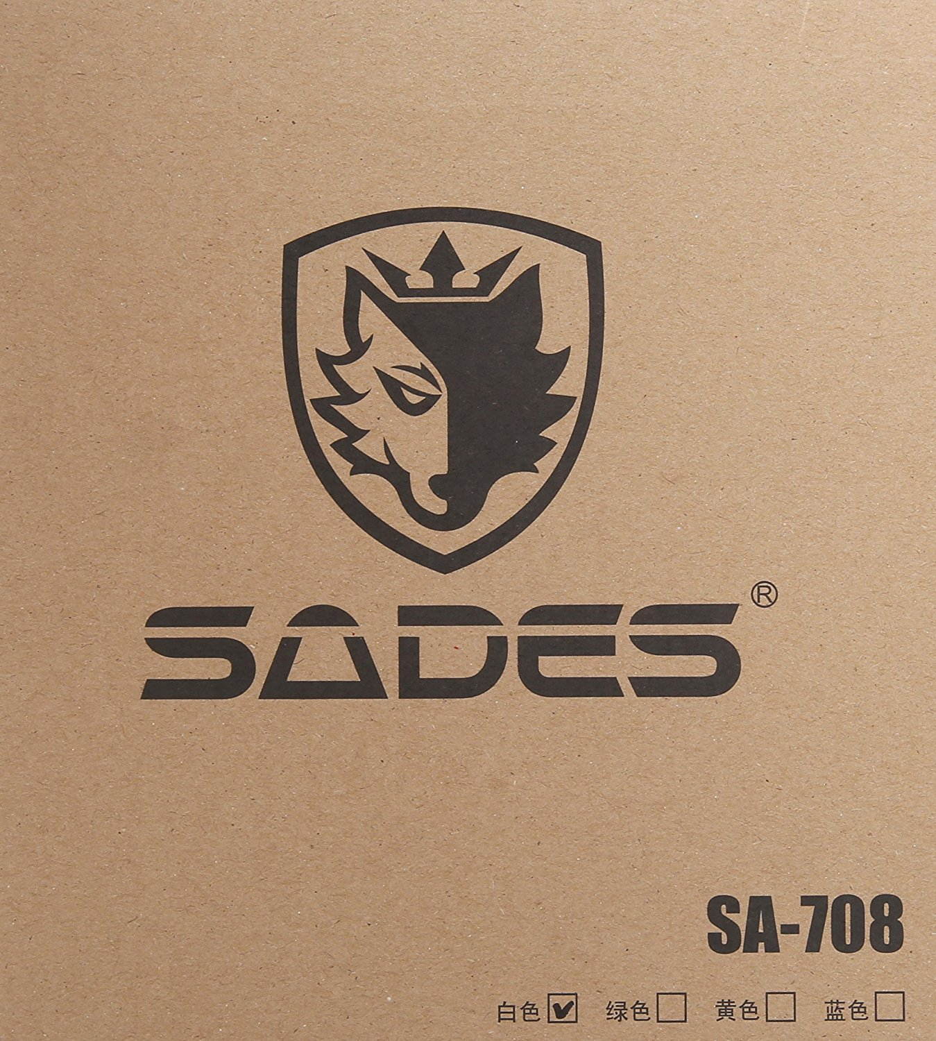 SADES SA-708 Stereo Gaming Headset with Microphone (White)