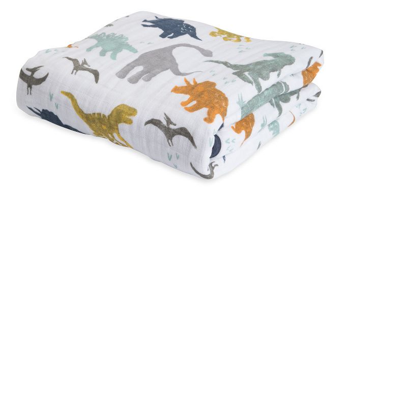 Little Unicorn 4-Layer Cotton Muslin Quilt - Dino Friends