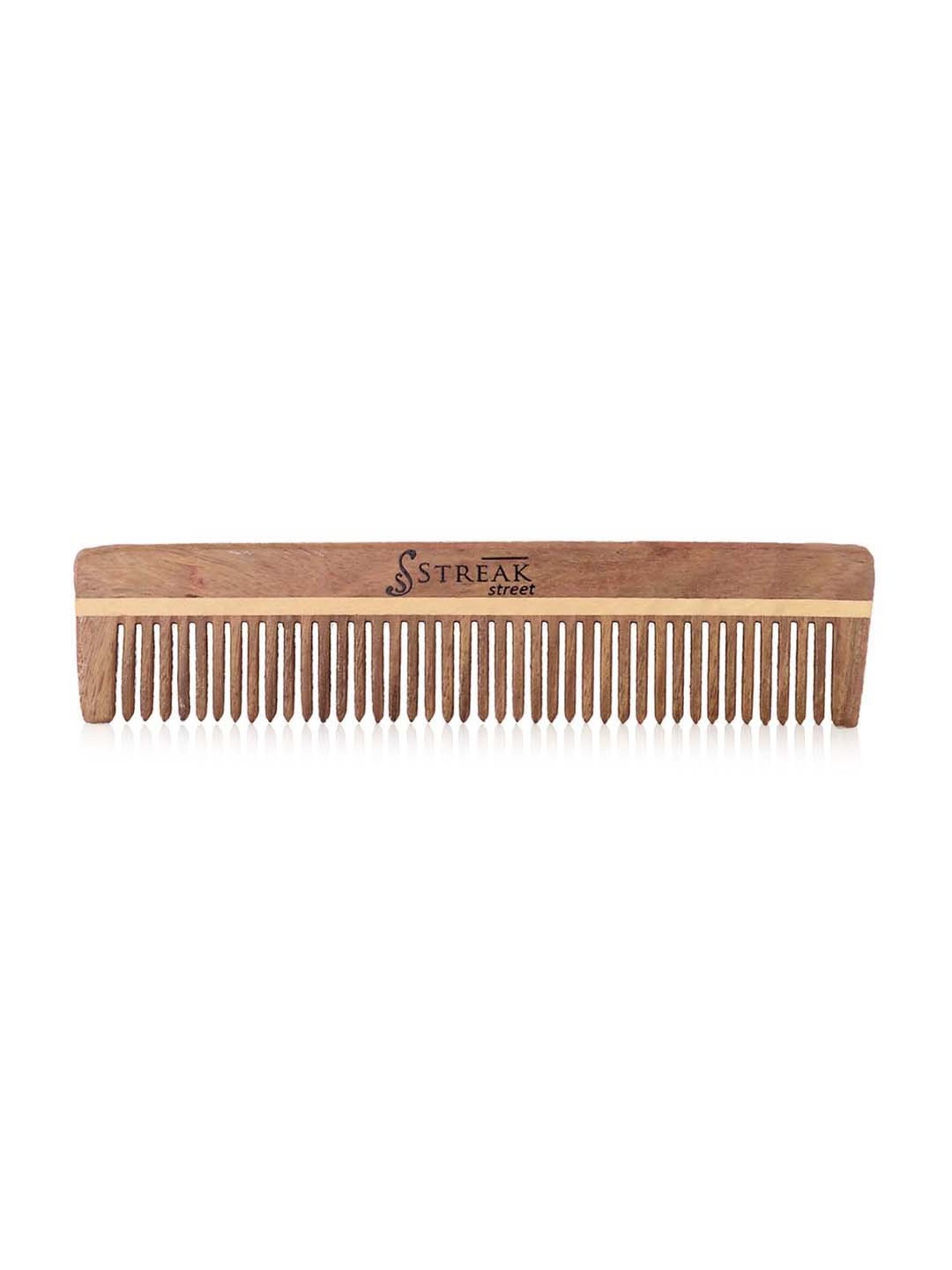Streak Street Fine Tooth Wooden Comb (Sheesham)
