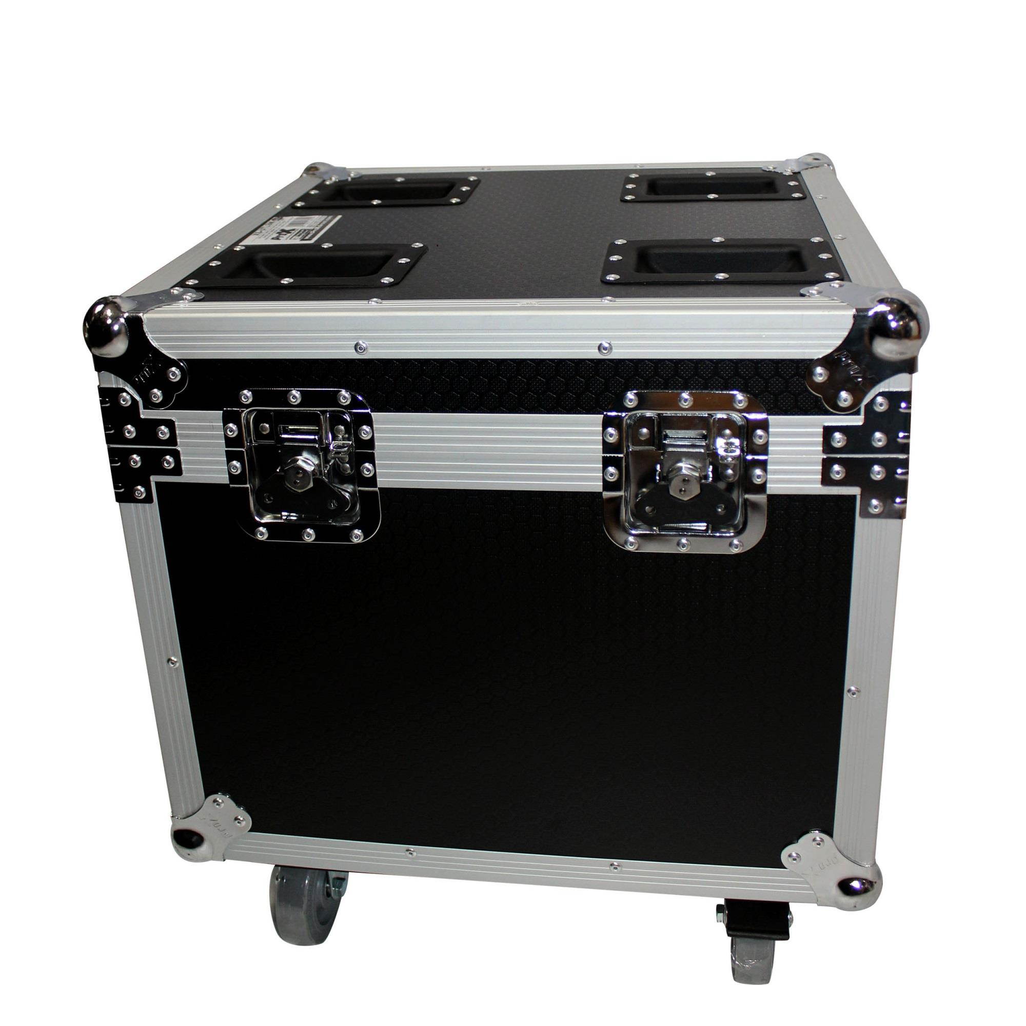 Heavy-Duty Utility Flight Case with 4 In. Casters 20" x 20" x 22" 2.7 Cu.Ft.