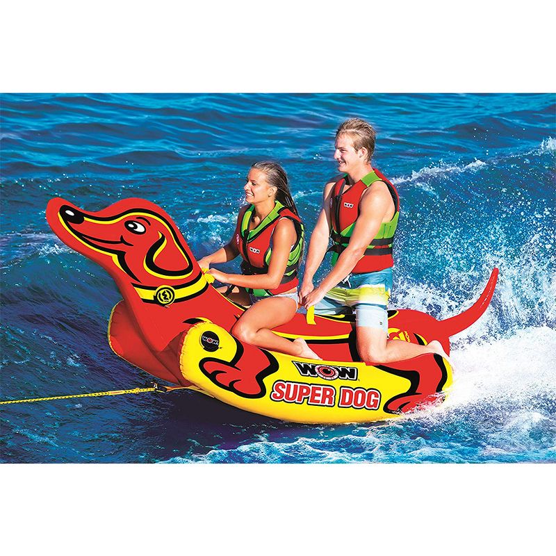 Airhead Boat 2 Section Tube 50-60 Foot Tow Rope for 4 Rider Towables | AHTR-42