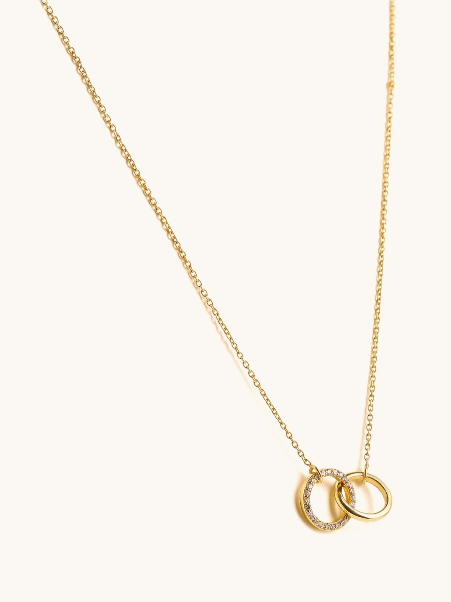 Mabel 92.5 Sterling Silver 18k Gold-Plated Connection Necklace