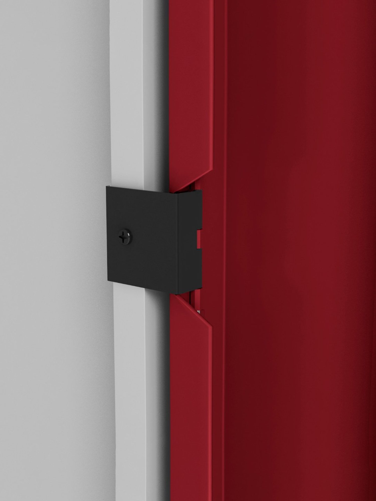 Godrej Interio Slimline 2-Door Steel Almirah, Red (1-Year Warranty)