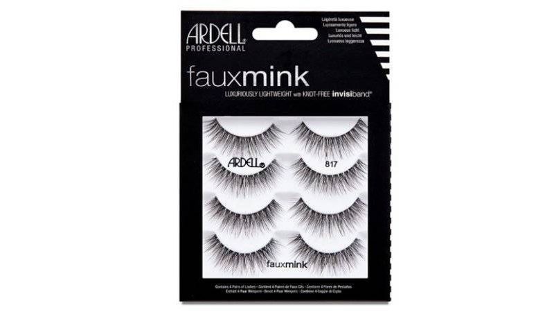 Ardell Eyelash Faux Mink 817 Black - 4pc