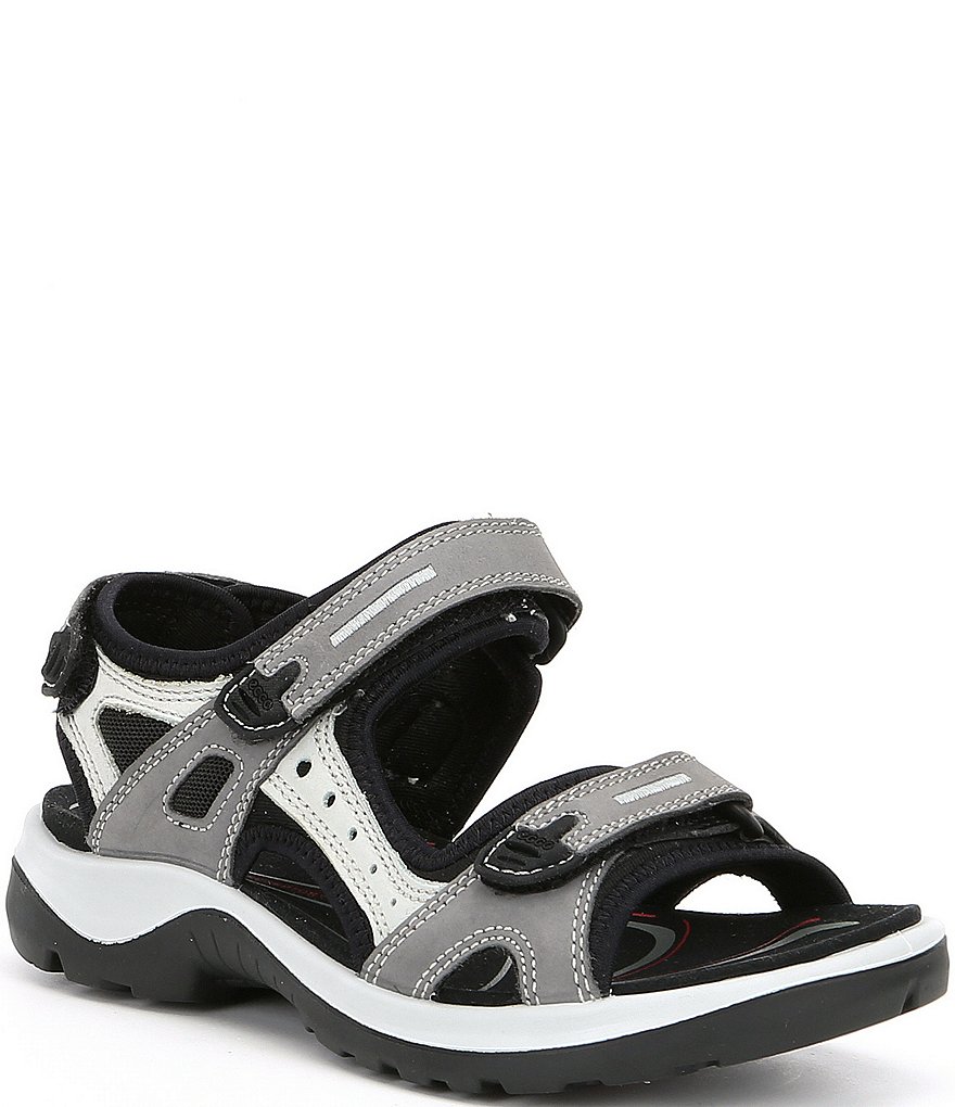 ECCO Yucatan Adjustable Strap Leather Sandals