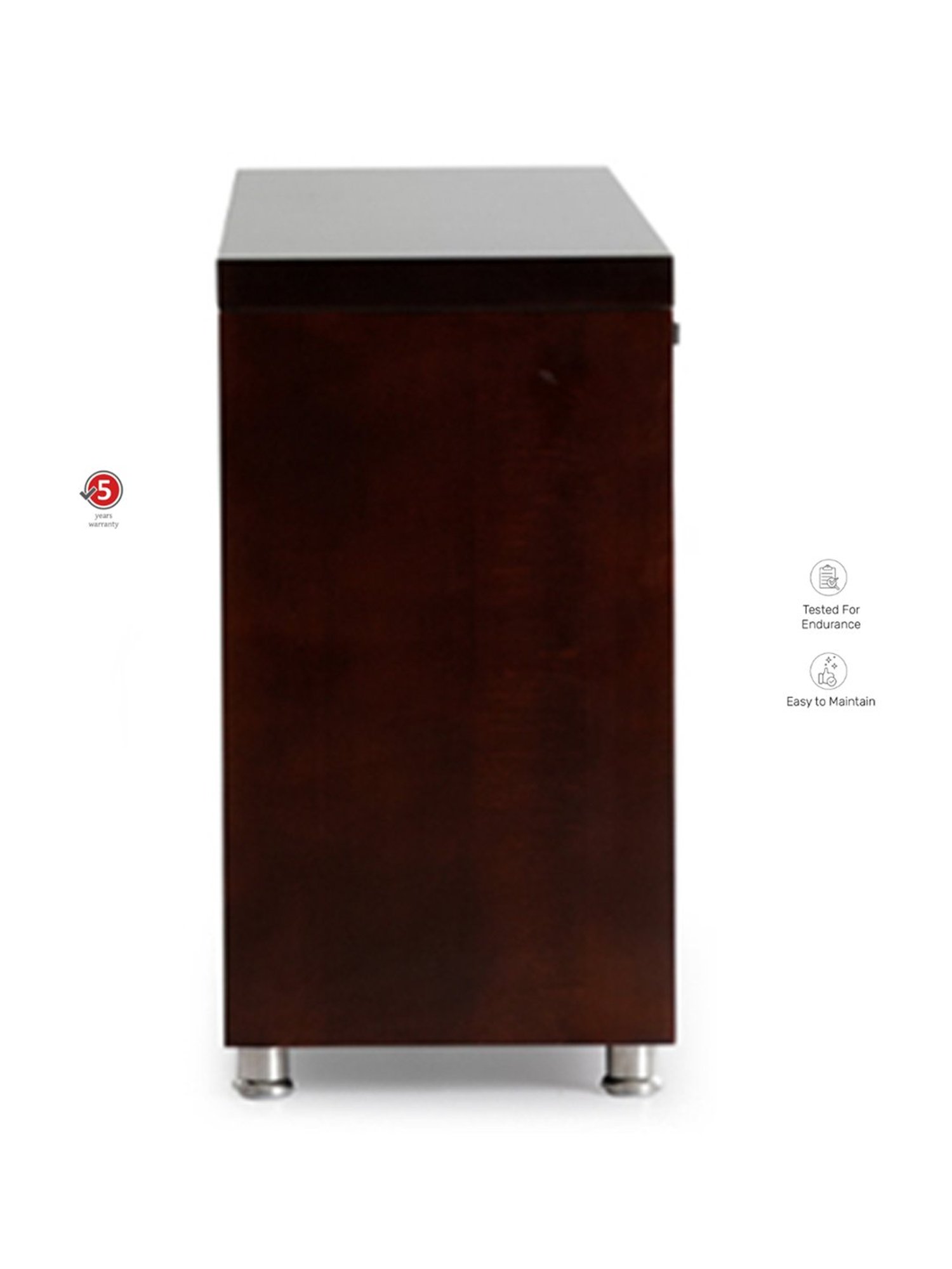 Durian Adroit Red Engineered Wood & Veneer Back Storage