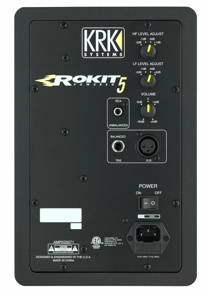 KRK RP5G3-NA Rokit 5 Generation 3 Powered Studio Monitor - Pair