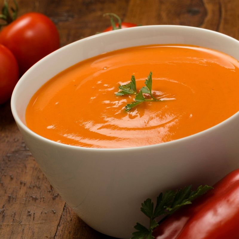 Pacific Foods Organic Low Sodium Roasted Red Pepper & Tomato Soup - 32oz