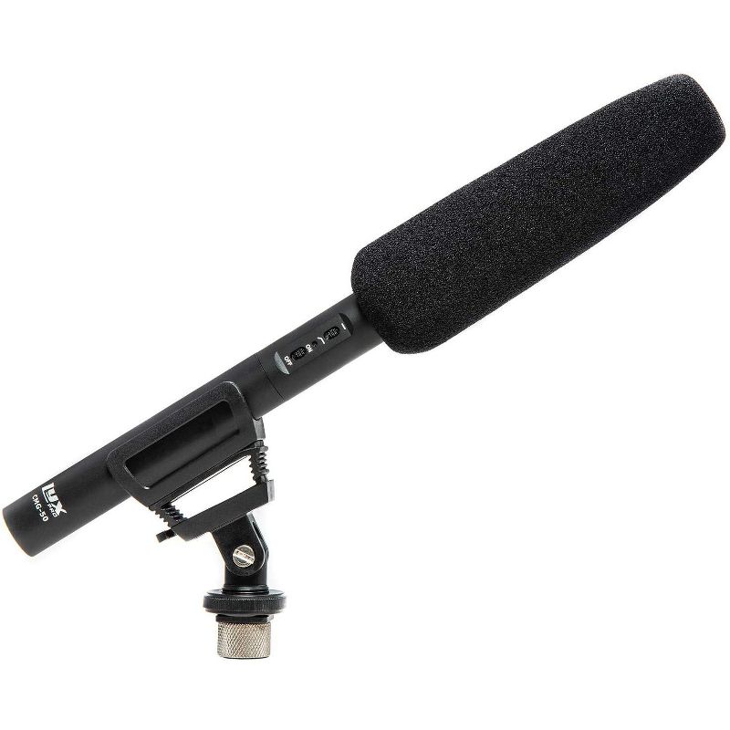 LyxPro CMG-50 Condenser Shotgun Microphone, Battery or Phantom Power for Professional Film, Video DSLR Camera Camcorder Television TV