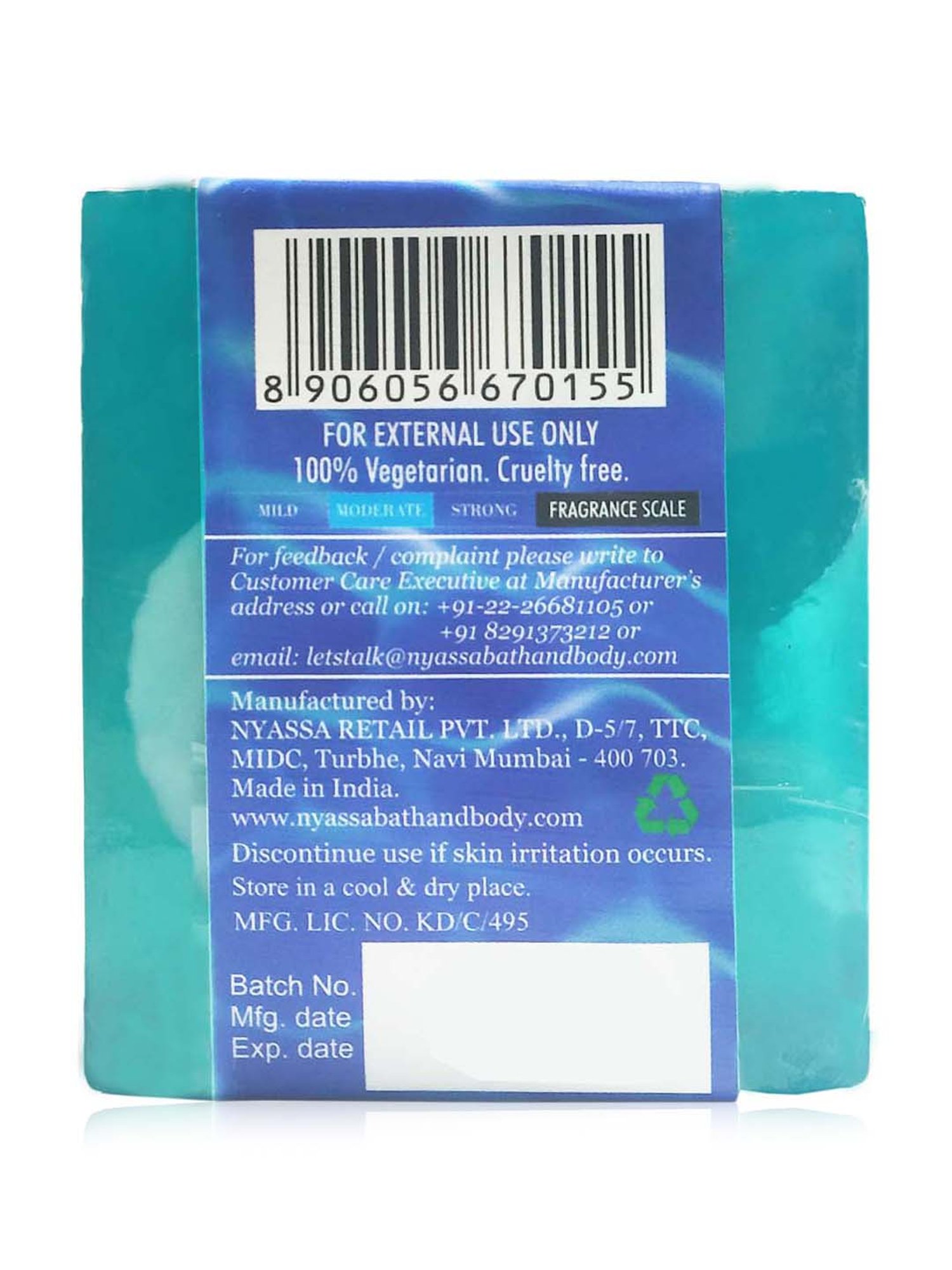 Nyassa Under The Ocean Soap - 150 gm
