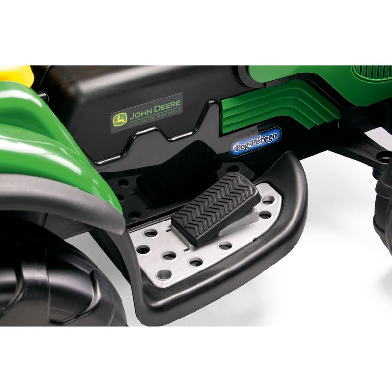 Peg Perego 6V John Deere Power Pull Tractor Powered Ride-On - Green
