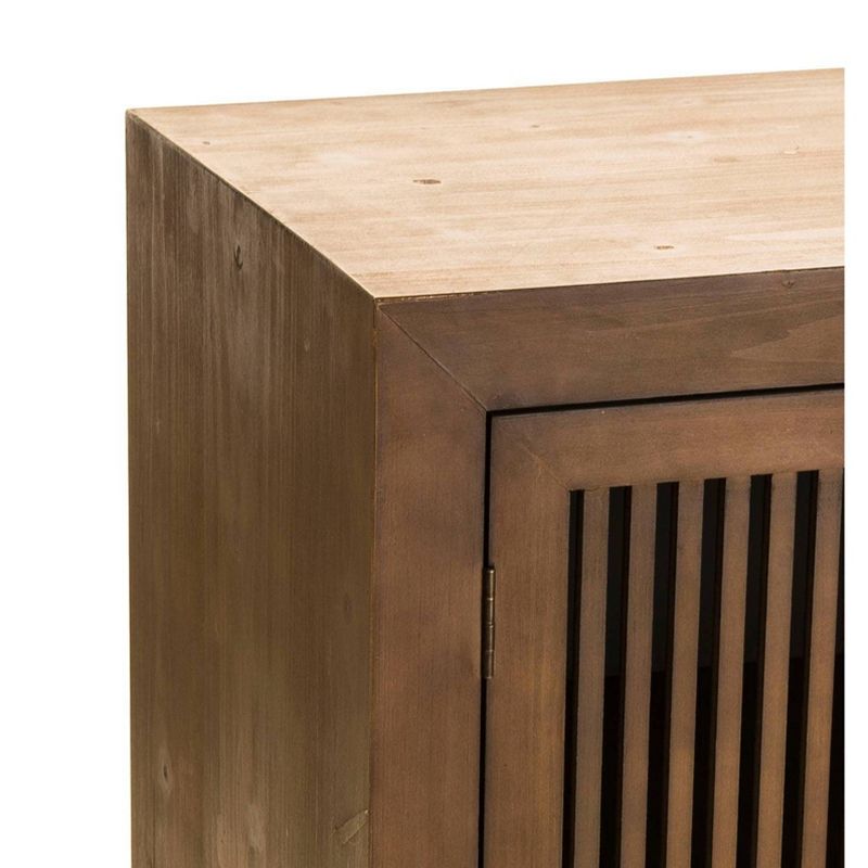 Sawyer 3 Door Cabinet Brown - Adore Decor