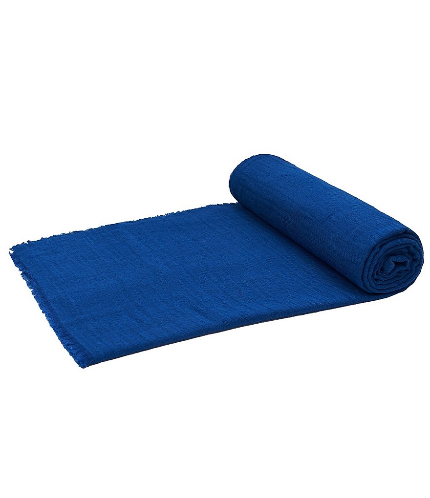 ELISABETH YORK Feather Gauze Throw