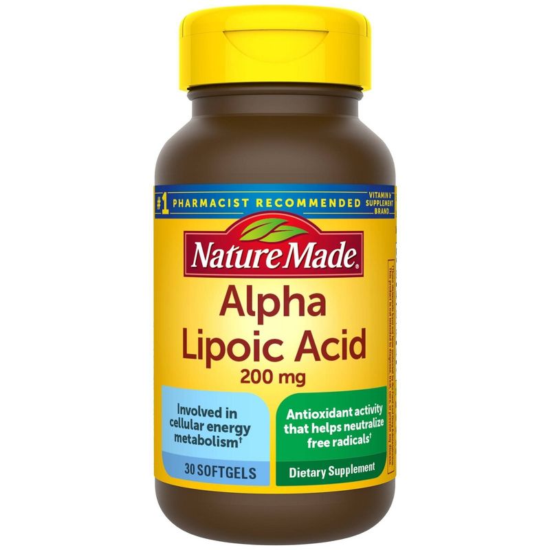 Nature Made Alpha Lipoic Acid 200 mg Softgels - 30ct