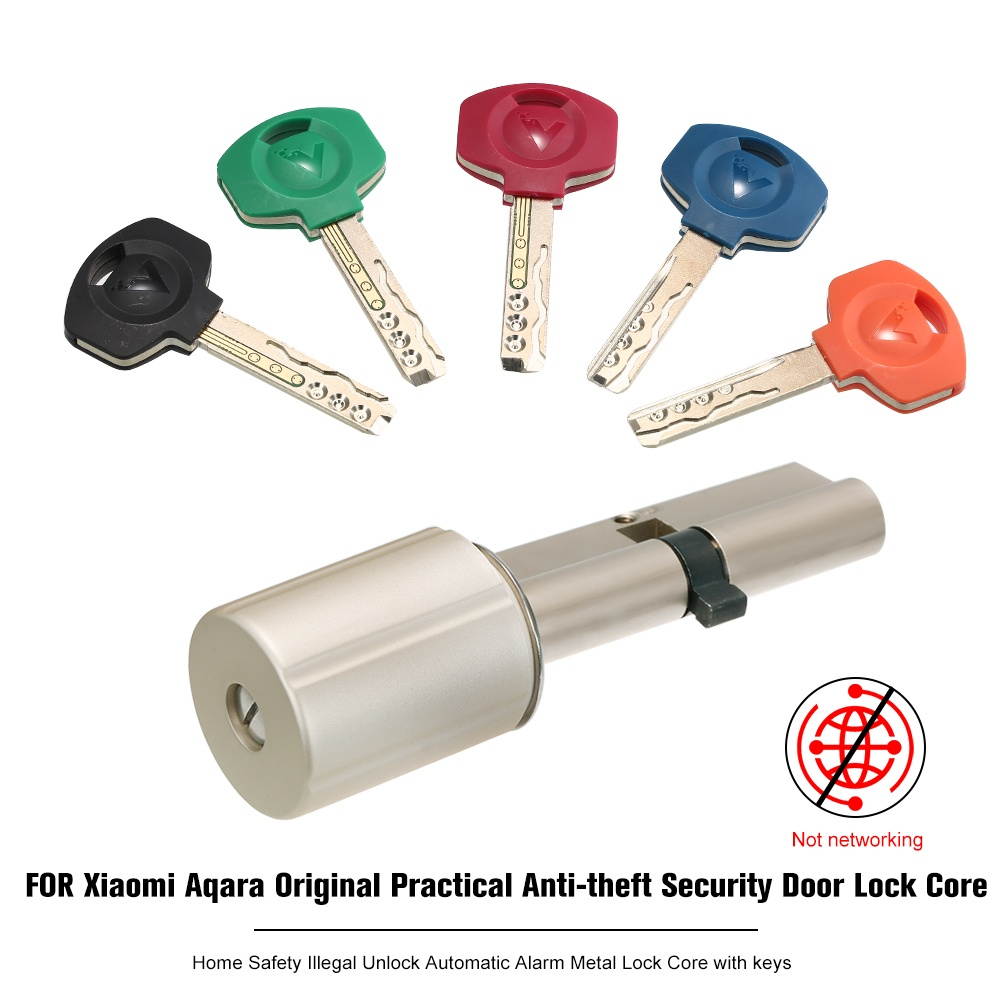 Compatitable with Mijia Aqara Smart Lock Home Security Practical Anti-theft Door Lock Core with Keys
