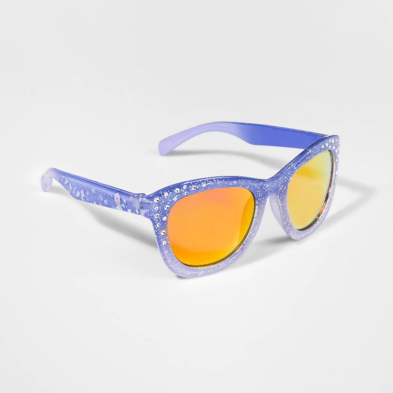Girls' Mirror Lens Sunglasses - Cat & Jack™ Purple/Blue