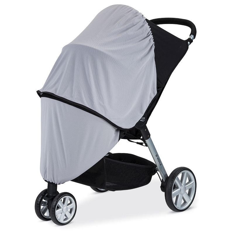Britax Sun & Bug Stroller Cover - Gray