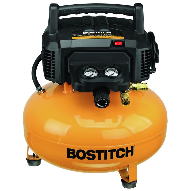 Bostitch BTFP02012 6 Gallon Oil-Free Pancake Air Compressor