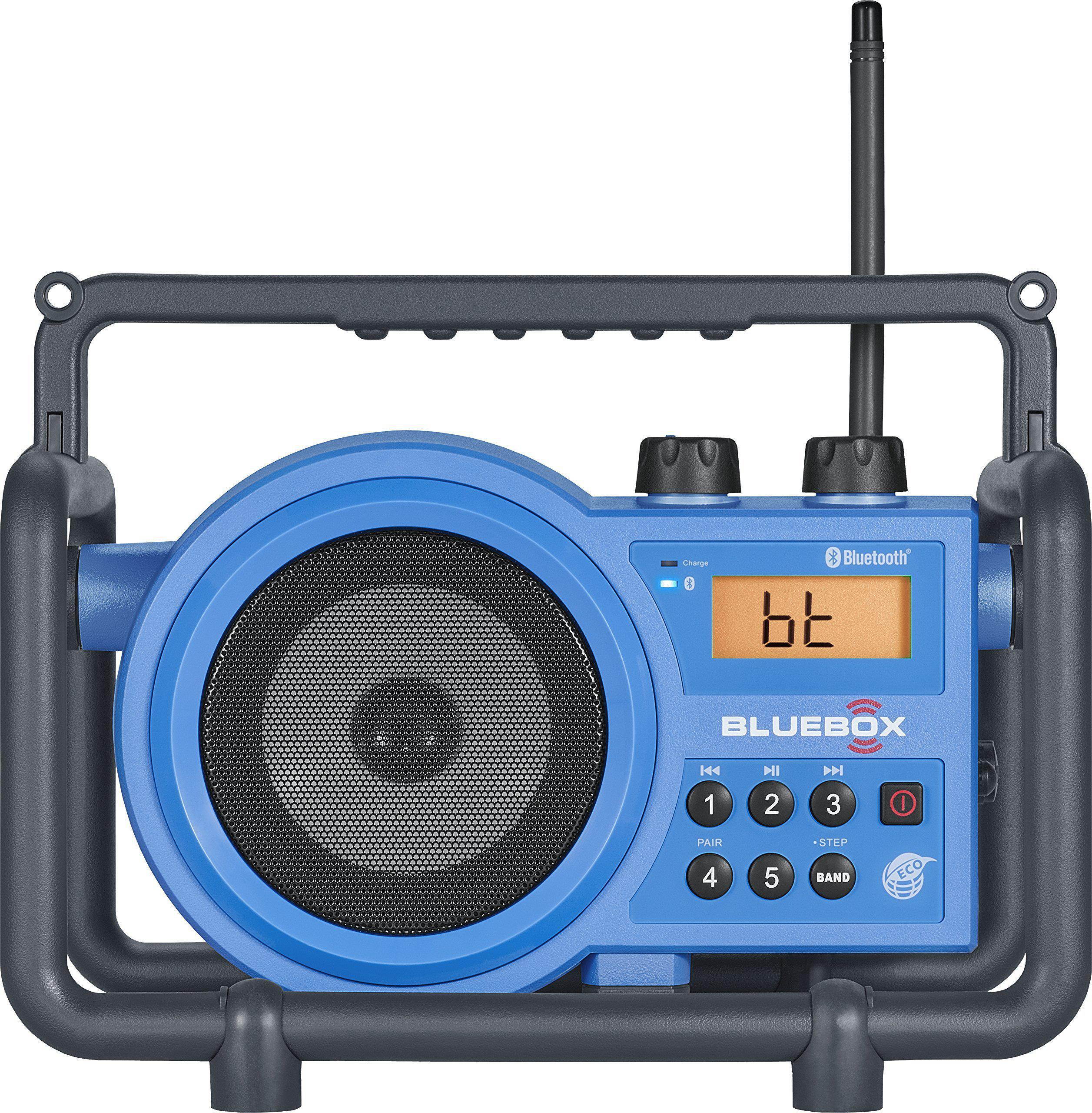 Sangean - BB-100 - Sangean FM / AM / Bluetooth / Aux-in Ultra Rugged Digital Tuning Receiver - 5 x FM, 5 x AM PresetsLCD