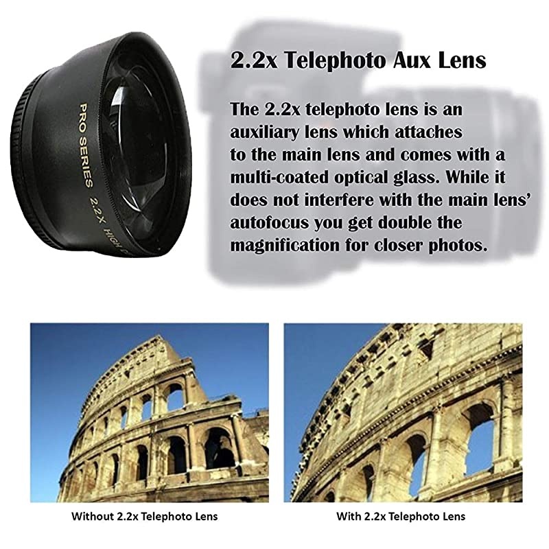 EOS Rebel T7 DSLR Camera Bundle with 18-55mm Lens + 2pc SanDisk 64GB Memory Cards + Accessory Kit