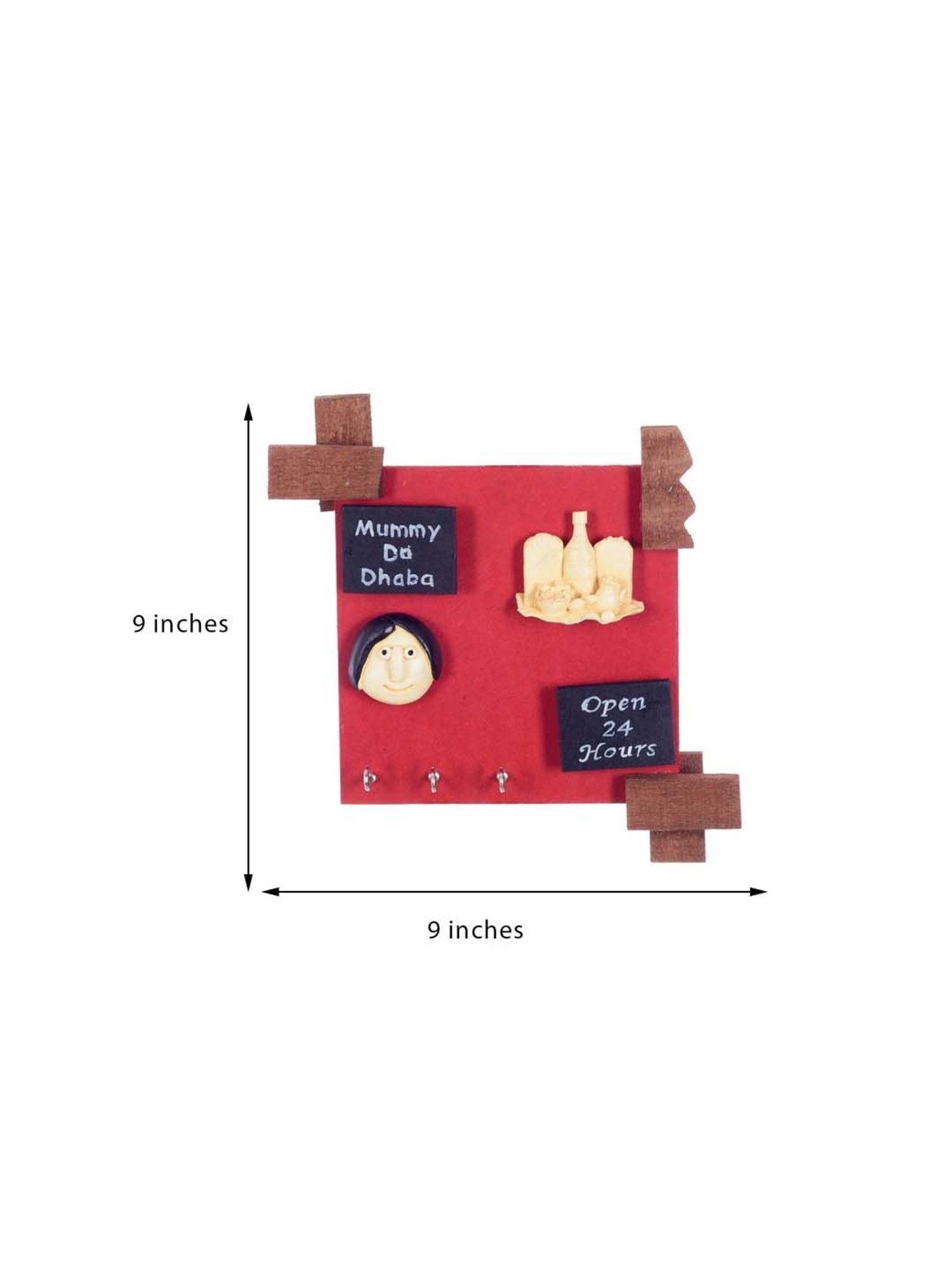 Gathari White & Orange Ceramic Desk Planter