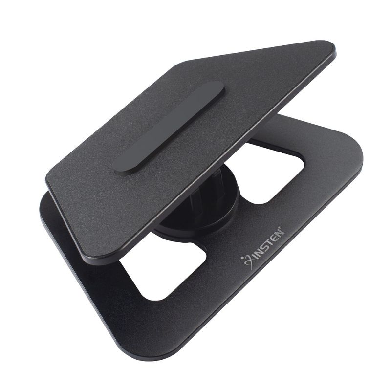 Insten Adjustable Stand for Echo Show 5 (5.5 inch), Aluminum 360^0 Swivel Desktop Table Holder, Easily Tilt to Forward or Backward, Black