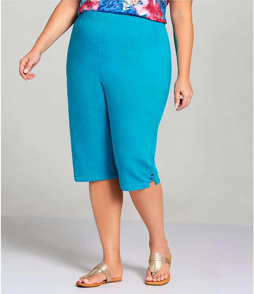 Vince Camuto Plus Size Tencel Drawstring Shorts